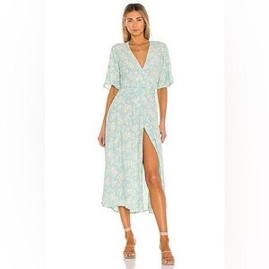 Faithfull the Brand Rivera Midi Dress in Zoe Floral